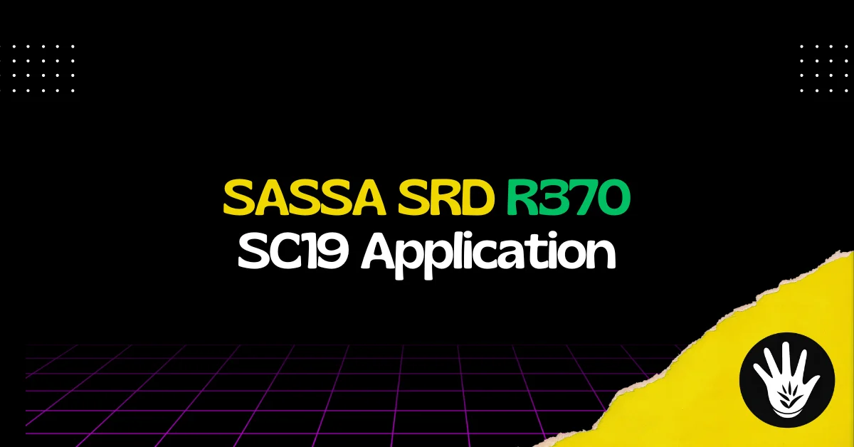 SASSA SRD R370 SC19 Application